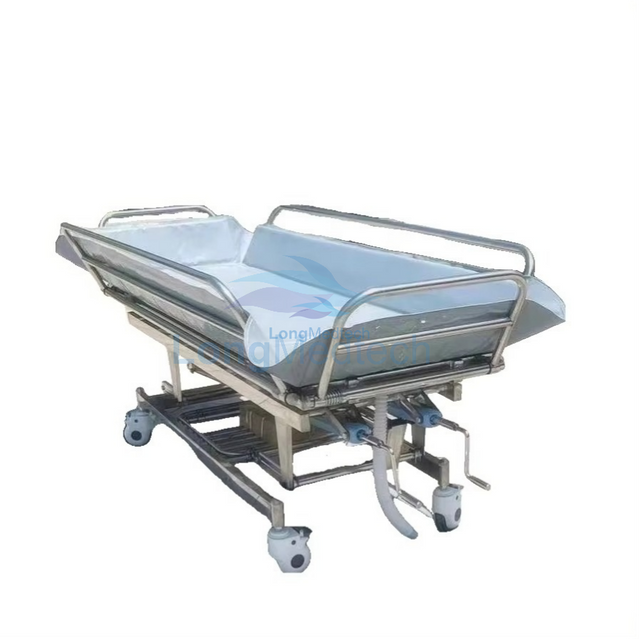 Lit de douche d'h&ocirc;pital